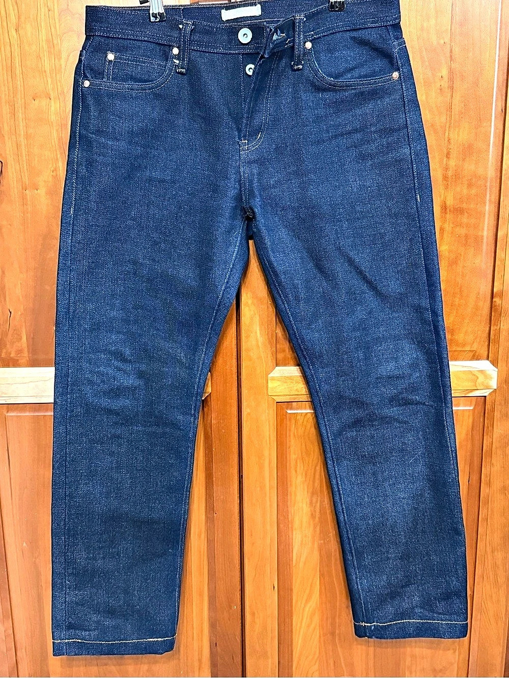 Unbranded Brand UB121 21oz Skinny Indigo Selvedge Jeans 33 waist Like New